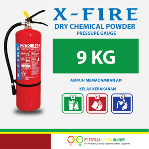 9 kg powder pressure X-FIRE